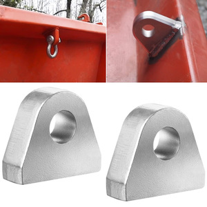 Soportes de enganche de acero Getitall de 1 pulgada de grosor, color plateado espejo, paquete de 2 o 4 unidades, para accesorios de remolque - Product Image 2