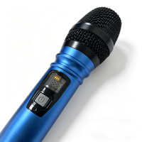 Système de microphone sans fil professionnel UHF à 2 canaux OME/JIN JUE, petit modèle portable en forme de cœur, en métal, réduction du bruit