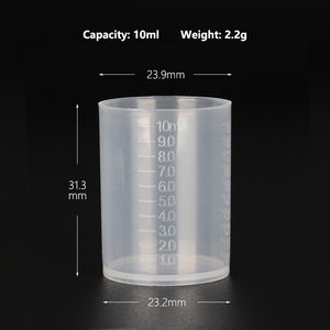 5Ml 6Ml 10Ml 15Ml 20Ml 30Ml 250Ml 480Ml Cốc Đo Cỡ Nhỏ Bằng Nhựa <span class=keywords><strong>PP</strong></span> Nhỏ Có Cân - Product Image 3