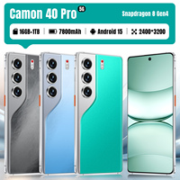 Smartphones 5G Wholesale Camon 40 Pro Techno, Deca-Core, 7,3 Pouces, 16+1 To, avec 7800 mAh, 108 Mpx, Téléphone Android
