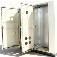 Boîtier de distribution métallique IP65 thermolaqué pour panneaux de commande électrique PLC et distribution d'énergie