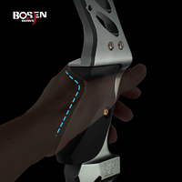 Busur Recurve Karbon untuk Berburu dan Panahan Lapangan dengan Riser Paduan Aluminium ILF 19 Inci yang Dibuat dengan Mesin CNC