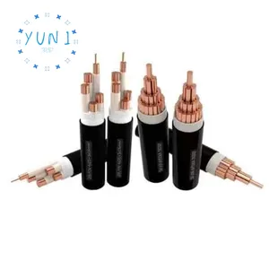 YUNI 8.7/15kV 12/20kV 18/30kV Aluminium MDPE Single Core 3-core YMeKrvasdlwd Cable