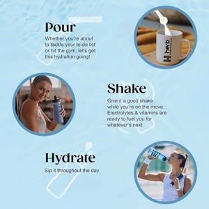 Complément alimentaire énergétique en marque propre, complexe de vitamines et de minéraux, poudre d'électrolytes - Product Image 4