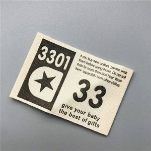Garment Fabric Woven Label Neck Tag Customized Clothing Embroidered logo Satin Silk Printing Labels Custom - Product Image 3