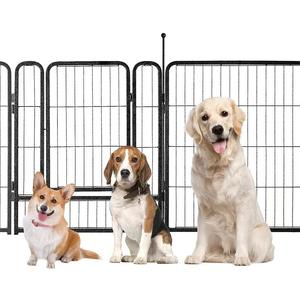 2025 nuevo corralito para perros de interior y exterior, 6 paneles, VALLA DE Metal para mascotas con puertas de bolígrafo de ejercicio, corralito negro para cachorros de Camping - Product Image 3