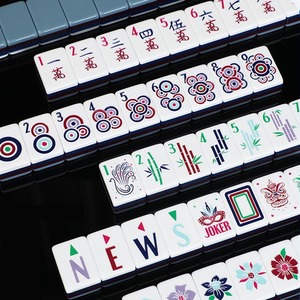 Acrylic <b>Mahjong</b> Wholesale High Quality Fashion Home <b>Mahjong</b> Custom <b>Mahjong</b> 160 Tiles American <b>Mahjong</b> For Adults Gift Game - Product Image 3