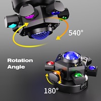 Lampu Sorot kepala bergerak 150W, lampu panggung Laser RG DMX, lampu disko RGB, Bar pesta Putar