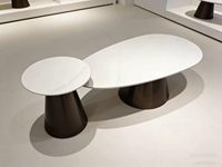 Tables gigognes de luxe modernes, inspirées de la galaxie, pour salon – Ensemble de tables basses pour espace détente