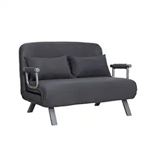 High Quality Smart Couch Bedroom Hot Selling Metal Structure Arms 2 Seat Living Room Chairs Adjustable Fabric Sofa Bed Furniture