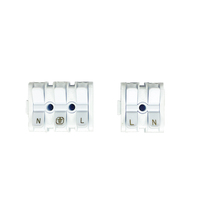 Connecteur de câblage rapide OJ-8621 2 broches, bornier sans vis, bouton-poussoir automatique, distributeur agréé