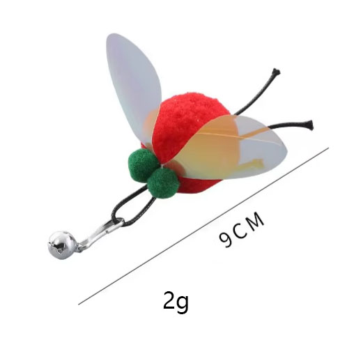 Mouche rondelette rouge