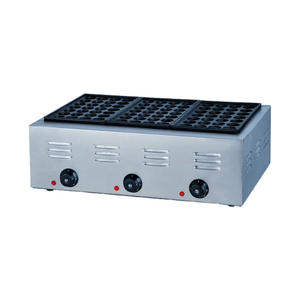 Parrilla Eléctrica Comercial <span class=keywords><strong>de</strong></span> 6KW <span class=keywords><strong>con</strong></span> 3 Cabezales para Takoyaki y Bolas <span class=keywords><strong>de</strong></span> Pescado, Máquina <span class=keywords><strong>de</strong></span> Snacks <span class=keywords><strong>de</strong></span> Acero Inoxidable para Negocios <span class=keywords><strong>de</strong></span> Comida Callejera - Product Image 3