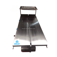 Table d'opération vétérinaire pliable murale OSCAT de haute qualité en acier inoxydable réutilisable pour le traitement des chiens et des animaux de compagnie