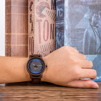 Montres pour hommes populaires, uniques, créatives, avec logo personnalisé, Seiko, sport, affaires, antiques, en bois, en verre, à quartz, édition limitée