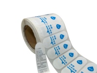 Fabrikpreis PP Synthetisches Papier Doppelseitiger UV-Klebeaufkleber Ölbeständiger Selbstklebender Wasserdichter Aufkleber für Flaschenwasser-Verpackungen