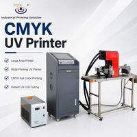 Imprimante jet d'encre UV industrielle à double tête IPS-CUV55-2 avec une hauteur d'impression de 108,2 mm pour l'impression de grandes surfaces, l'identification des emballages