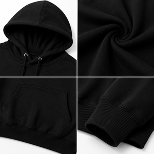 Sweat-shirts personnalisés OEM ODM avec votre logo, 80% coton 20% polyester, molleton, streetwear, pull-over, broderie personnalisée, impression - Product Image 3