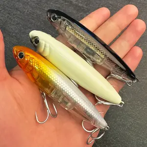 Cebo de lápiz flotante 17,5g 10cm Topwater Walk the Dog Señuelo de <span class=keywords><strong>Pesca</strong></span> 3D Swimbait Hook Popper <span class=keywords><strong>Pesca</strong></span> - Product Image 3