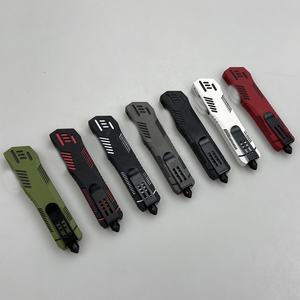في الهواء الطلق بقاء التكتيكية التخييم OTF سكين للفرد مقبض سبائك الزنك مقبض المحمولة للطي السكاكين مقبض - Product Image 2
