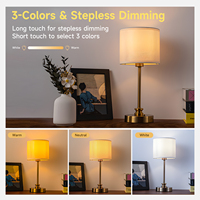 Lampe de table en tissu sans fil élégante et personnalisée OEM & ODM pour la décoration intérieure de luxe