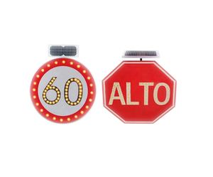 سلامة الأماكن الخارجية المحمولة في الهواء الطلق سلامة الطرق فلاش Led إيقاف وقوف السيارات علامة - Product Image 4