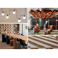 Ensemble de table de conférence durable pour hôtel, centre d'affaires, bureau, hôtellerie, espace de travail