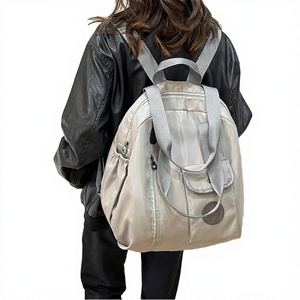 <b>Multi</b> Functional Fashion Backpack for Women Large Capacity Dry Wet Separation Nylon Zipper Polyester Portable Shoulder <b>Bag</b> - Product Image 2