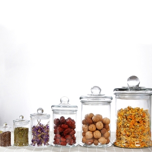 Frascos de Vidrio Herméticos de 150ml-5000ml con Superficie Esmerilada, Marca OEM para Té, Frutos Secos, Nueces, Alimentos para Bebés, Dulces, Azúcar - Venta al Por Mayor - Product Image 1