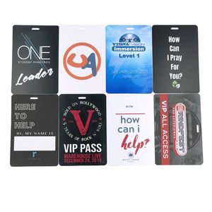Tarjeta de Plástico PVC Impresa a Todo Color Personalizada con Bajo MOQ para Bodas, Festivales y Actividades - Product Image 1