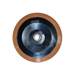 Roue de charge 0009903911 350x100-40 mm Remplacement 0009903916 0009903913 0009903920 Rouleau en polyuréthane - Product Image 5