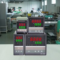 Pengendali temperatur Digital PID REX-C900 REX C100, termostat 40DA SSR menyampaikan termokopel 1m instrumen Probe RKC