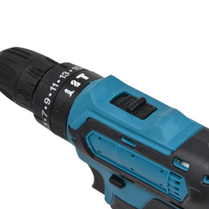 Cordless Impact Drill 20V 50Nm Max <b>Torque</b> Brushed Motor With 24 Bit <b>Set</b> And Plastic Case For Home Use - Product Image 3