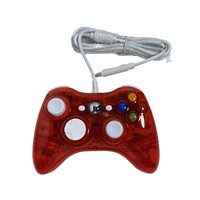 Controles de Juego con Cable Transparentes al por Mayor con Vibración, Plug and Play para Xbox 360 y PC