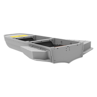 Bateau de pêche modulaire en PE pliable, transportable sur toit de voiture, épaissi et renforcé, écologique et recyclable, avec compartiments spacieux pour les missions de sauvetage fluvial