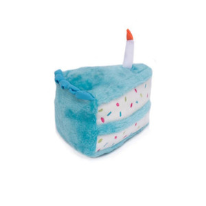 New interactive <span class=keywords><strong>squeak</strong></span> pet festa di compleanno peluche cane giocattolo torta - Product Image 2