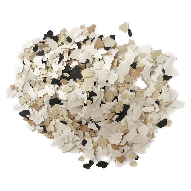 25 lb Box Blend Decorative Vinyl Color Flakes for Epoxy Concrete Garage Floor Paint Spray Rubber Coating Appliance Paint