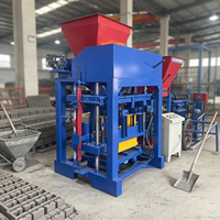 Nouvelle mise à niveau pour l'équipement semi-automatique de fabrication de briques non cuites pour petites briqueteries, machine à fabriquer des briques non cuites