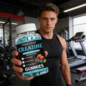 Custom Label Creatine Monohydrate Gummies Vegan Creatine Supplement for Men and <strong>Women</strong> <strong>Pre</strong> <strong>Workout</strong> Support - Product Image 1