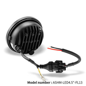 Piezas de motocicleta 4-1/<span class=keywords><strong>2</strong></span> "4,5 pulgadas 30W Universal motocicleta Led auxiliar punto que pasa la luz antiniebla con <span class=keywords><strong>halo</strong></span> para Harley - Product Image 4