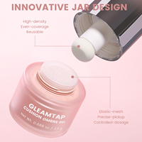 YOKEFELLOW GleamTap Cushion Ombre Gel 2.5g Pot GT616 Gel Polish Dégradé Sans Essuyage pour Usage Domestique et Professionnel