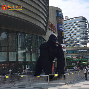 Mô hình thực tế Khỉ đột và đạo cụ để bán <span class=keywords><strong>Robot</strong></span> Mô hình hoạt hình thực tế khổng lồ kích thước đầy đủ động vật khỉ đột cho sở thú - Product Image 2