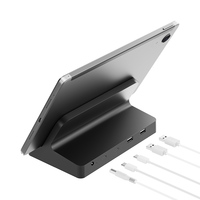 Tablette Android 11 pouces pour hôtel avec station de charge, MTK G99 4G, NFC frontal pour la réception, l'enregistrement, l'hôtellerie intelligente, ODM OEM