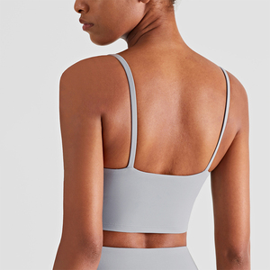 Haut Impact Longline Workout Yoga Soutien-Gorge Bretelles Sports Crop Tops Gym Workout Running - Product Image 3