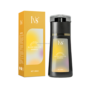 Cosmetics Supplier Manufactures Magic Permanent Black <strong>Hair</strong> Dye Shampoo 3 in 1 Natural Herbal Formula with Argan Oil 200ml Volume - Product Image 2