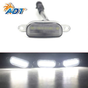 ไฟวิ่งกลางวันแบบ LED สีเหลืองอำพันสำหรับกระจังหน้ารถยนต์ F-150 Raptor รุ่น ADT Smoked Lens พร้อมไฟ LED สีขาว เหลืองอำพัน และสีแดงสำหรับรถยนต์ - Product Image 2