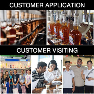 Récipient polyvalent en pot en verre transparent incurvé <span class=keywords><strong>de</strong></span> qualité supérieure pour le stockage des aliments Marchandises sèches Idéal pour la <span class=keywords><strong>marque</strong></span> personnalisée en gros - Product Image 5