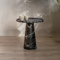Table basse de luxe italienne, design moderne, plateau en panneau, bord en marbre naturel durable, meubles de salon pour la maison