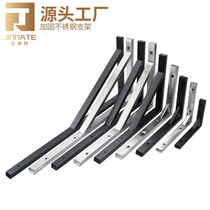 Jinnate Stainless Steel Wall Mount Bracket 5 Mm Thickness Right Angle Support For Shelf Storage Rack - Product Image 1