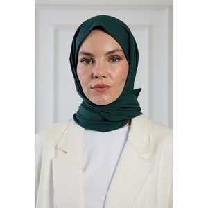 Pañuelo de Algodón Puro Verde Bosque Largo Liso Teñido 100% Algodón Accesorio para la Cabeza - Product Image 4